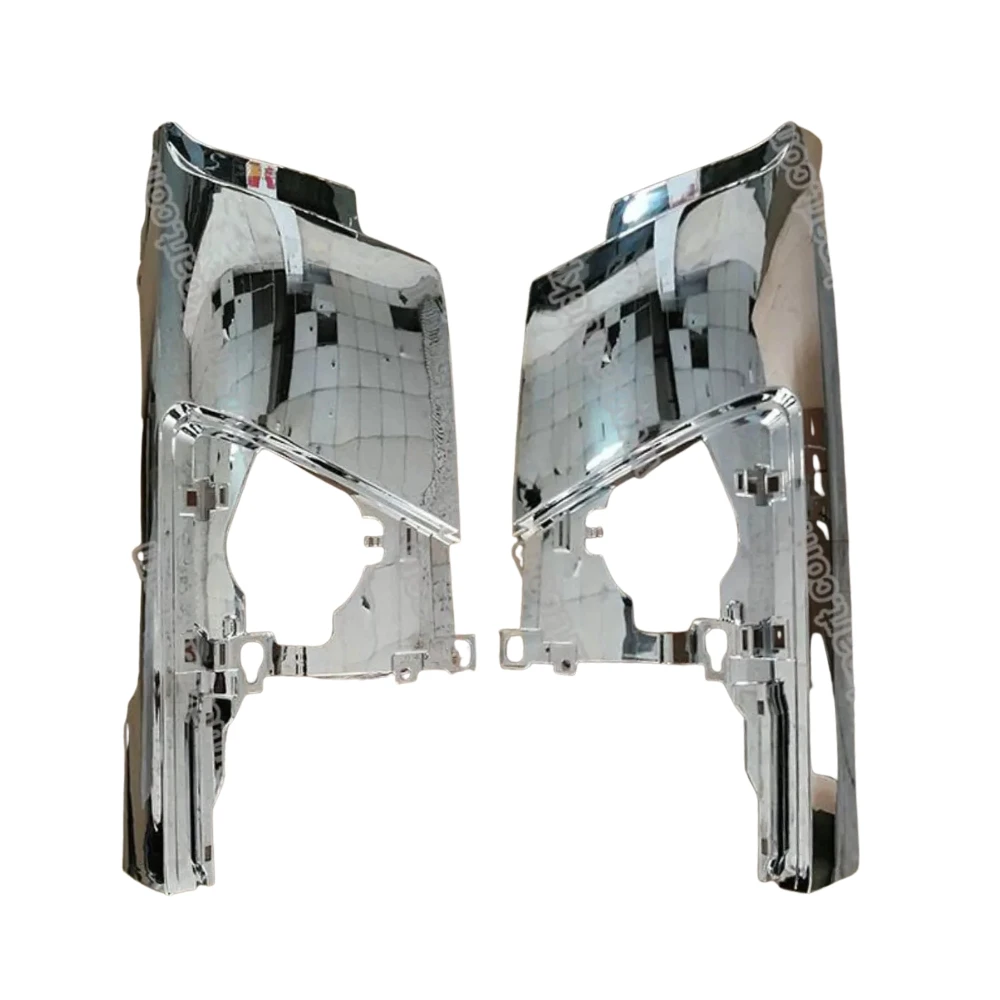 FDONG 1 Set 2 Pcs Chrome Corner Panel 82cm Flat for ISUZU 700P NQR175 NPR150 NMR130 NLR130 PRO