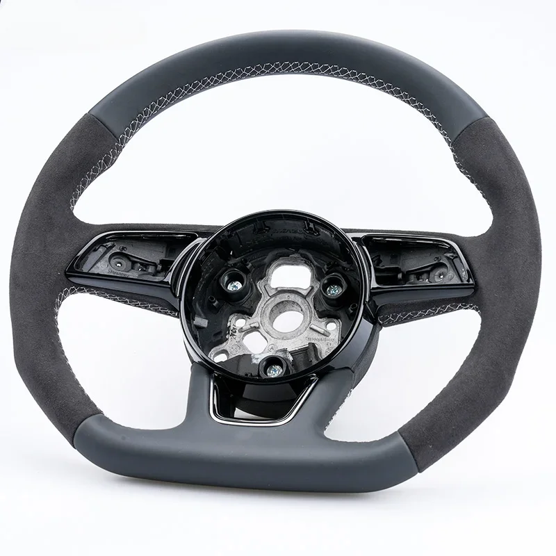 

Performances Leather Steering Wheel Fit For Audis A1 A3 A4 B9 A5 A6 A7 C7 Q5 S5 S9 Car Steering Wheel