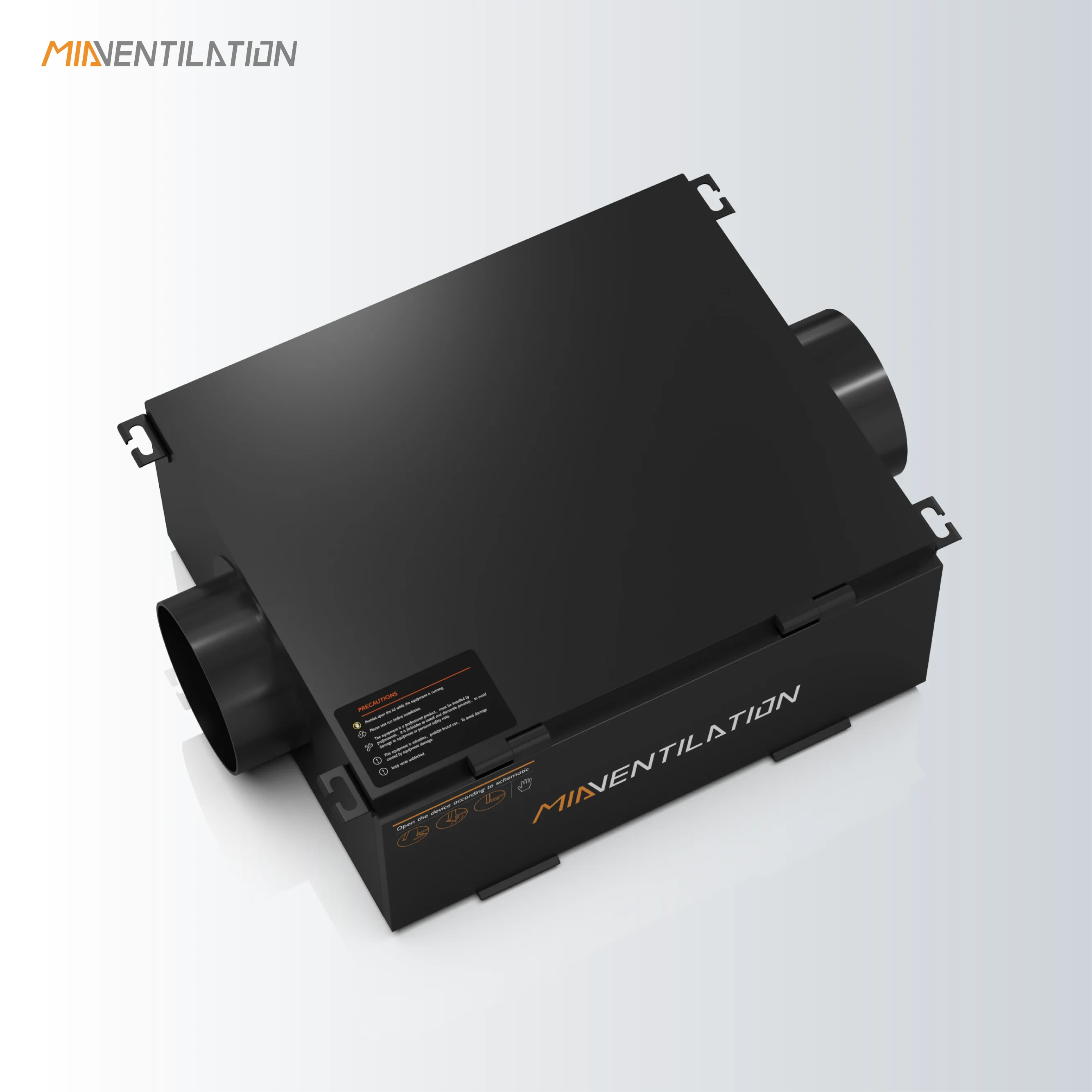 高級マンション向けスマートエアシステム 2500m³/h換気 HEPA H13フィルター搭載、空気質表示＆Tuyaクラウド対応