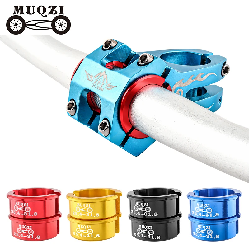 MUQZI Handlebar Shim 25.4-31.8mm 31.8-35mm Bike Handlebar Stem Adapter