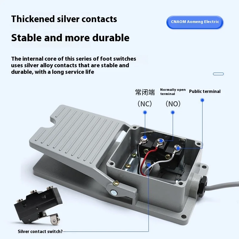 Przełącznik nożny LT4 do wycinarki, nożyc nożycowych, 220V, akcesoria do obrabiarek, wodoodporny pedał nożny LTH