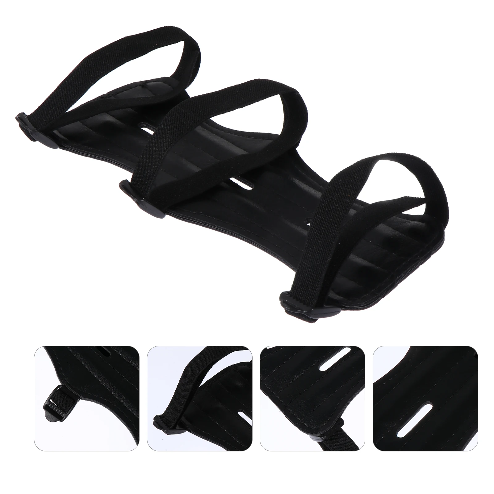 Tiro com arco braço guarda proteção de couro ajustável antebraço bracer equitação caça arco armguard manga tradicional elástico prático