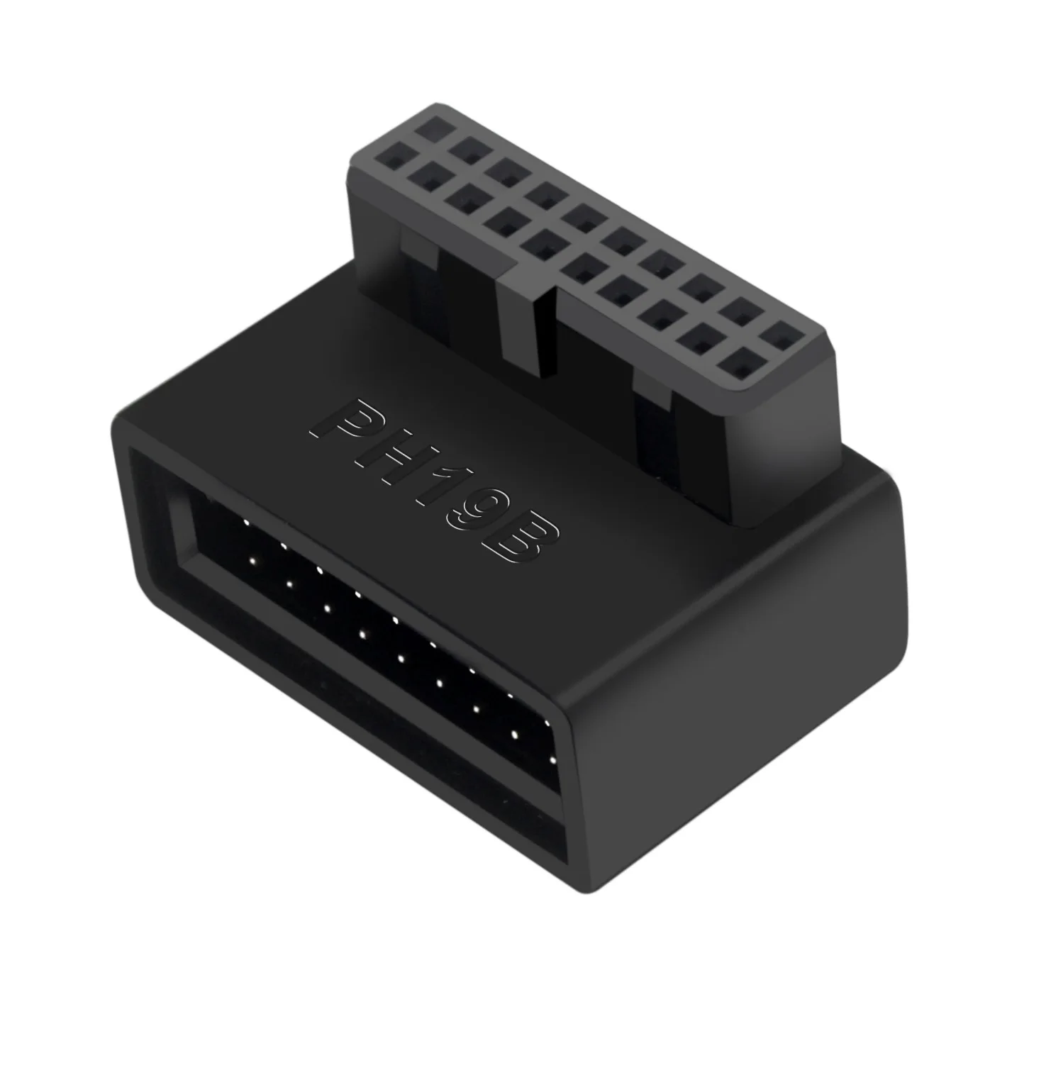 USB 3.0 19/20-Pin 90° Motherboard Header Adapter