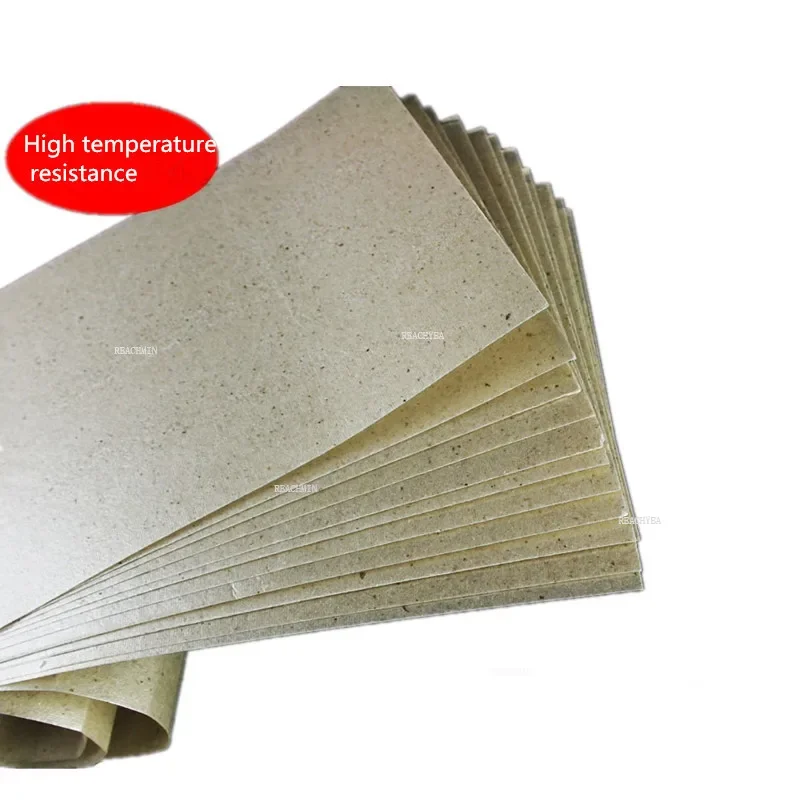 

10pcs High Temperature Resistant Mica Paper Insulating Mica Sheet for Hot Air Gun Soldering Stations Grilling Heater 330mm x 110