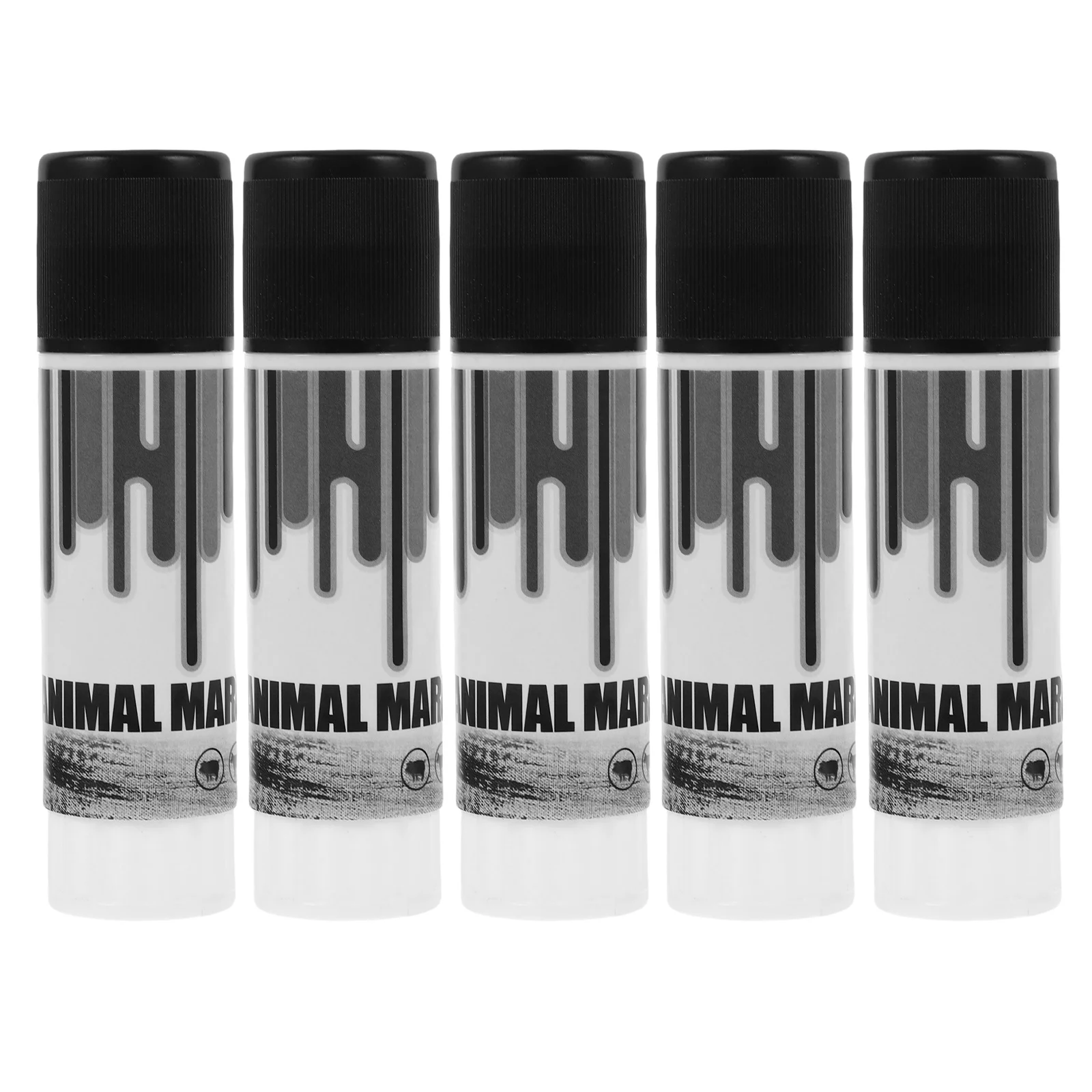 

5Pcs Livestock Marking Crayons Smooth Application Water Resistant Animal Identification Pens for Pigs Cows Goats Sheep Horses