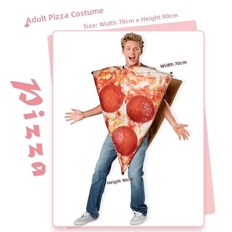 Creative loween Costume per bambini Pizza Donut Stage Performance Par Wear Fibra di poliestere 00% Chi tradizionale...