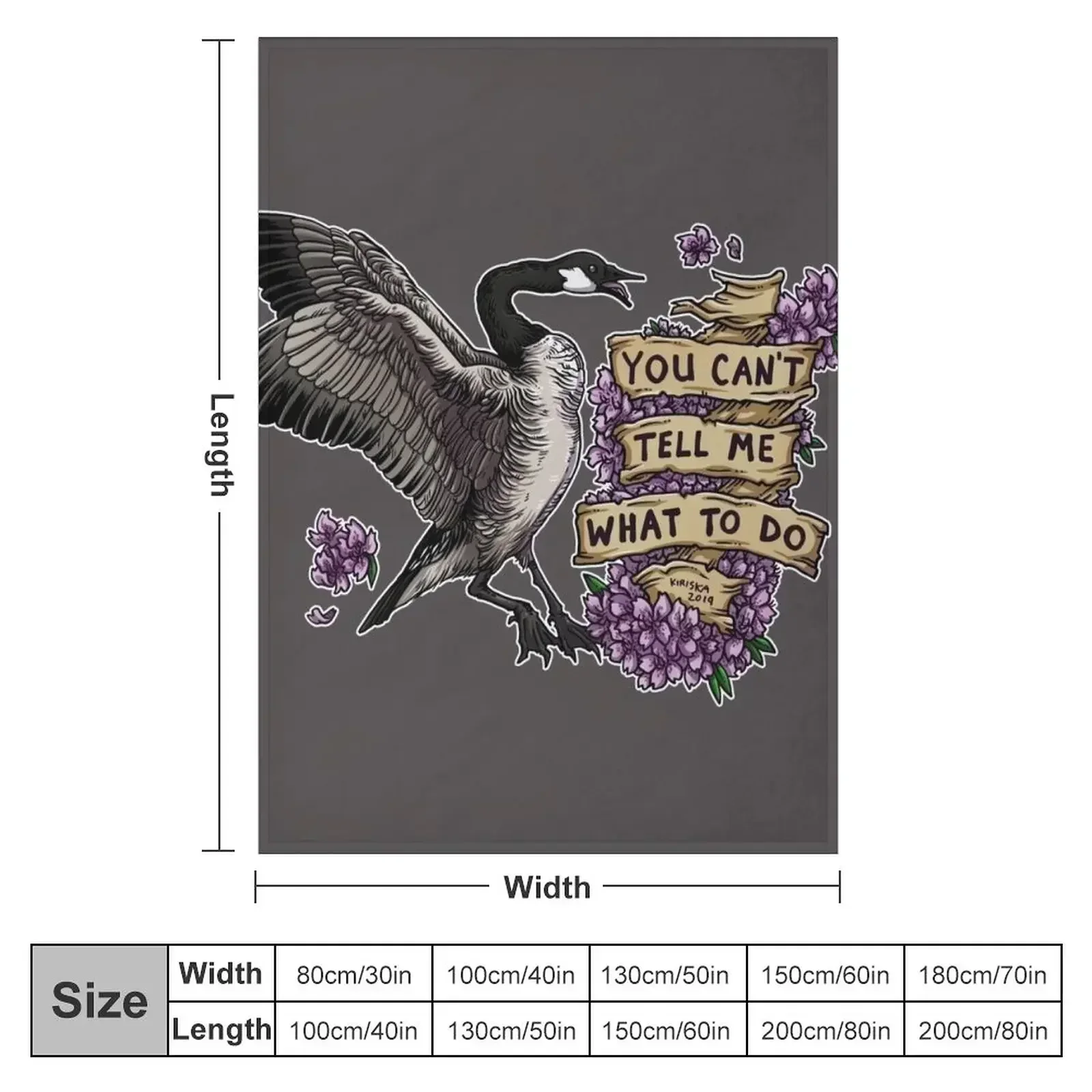 You Can't Tell Me What To Do Throw Blanket couch cozy soft plush fuzzy picnic outdoor blanket