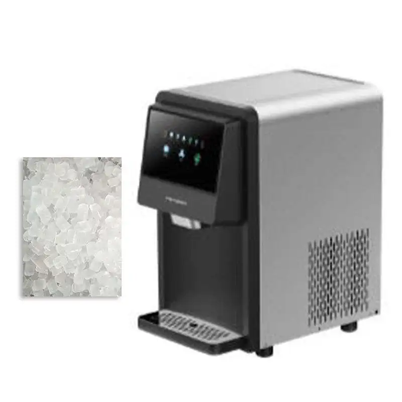 350W 220V 25kgs/24h Automatic Block Ice Machine Square Ice Machine，Ideal for Home Bar Use