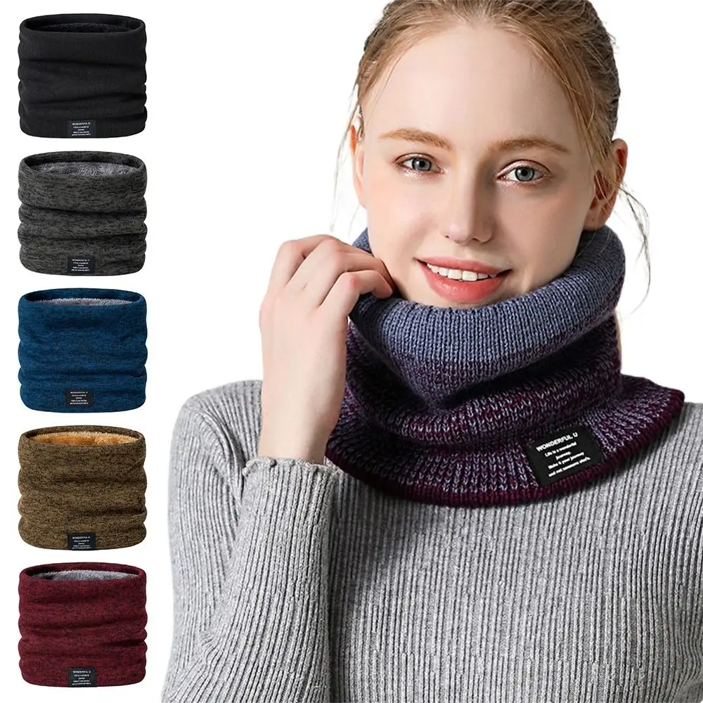 

Подарочные зимние грелки для шеи на флисовой подкладке, теплые лыжные гетры для шеи, термотолстые ветрозащитные шарфы для шеи для холодной погоды