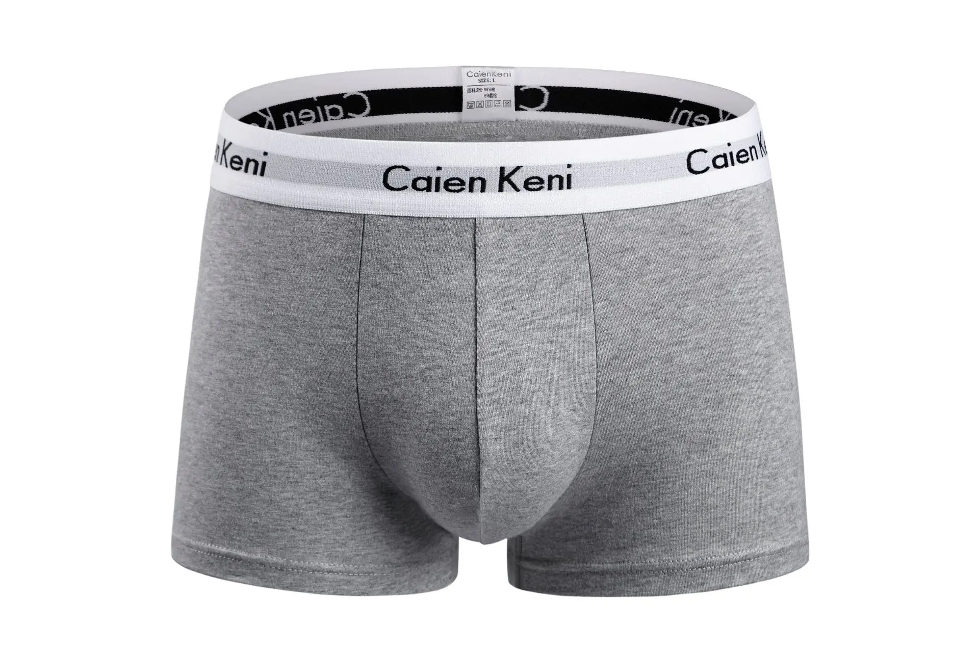 Boxer in cotone traspirante da 4 pezzi-biancheria intima da uomo comoda ed elegante