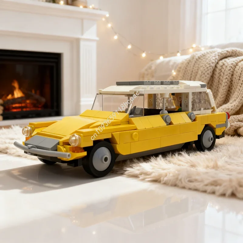 

364pcs MOC Cars Citroen DS Break Safari 8 Wide Model Building Blocks Christmas Gifts Construction Assemble DIY Toy Creative Idea