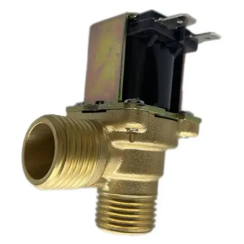 صمام كهربائي نحاسي مغلق عادةً، 220 فولت تيار مستمر 12/24 فولت DN15 G1/2، مفتاح مدخل مع فلتر، صمام مياه في اتجاه واحد #4