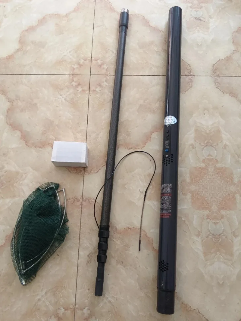 Electric Automatic Telescopic Aluminum Alloy Ultra-Light Fishing Net 4.2 Meters 5000/9000 Watts