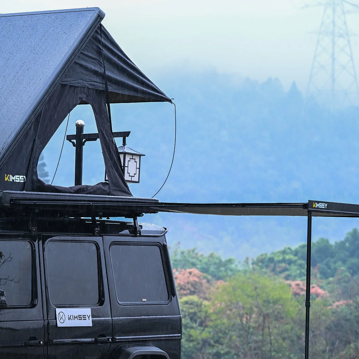 UTV&ATVOutdoor Camping Waterproof Side Awning Camping Suv Van Car Roof Side Shade Awning
