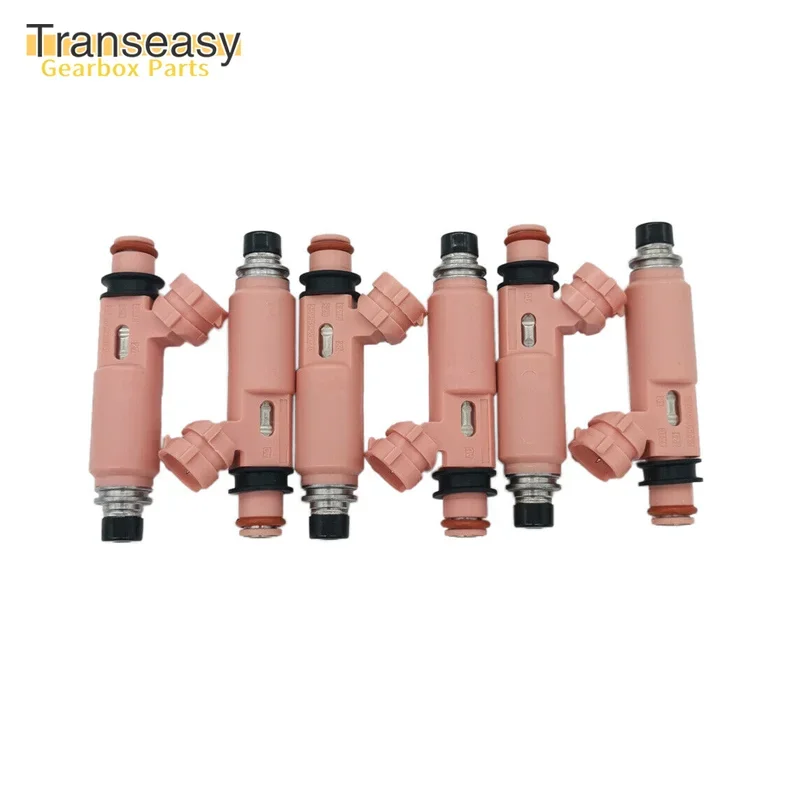 6PCS 23250-20030 Fuel Injectors 23209-20030 23250-0A020 Fits For Lexus Es330 Rx330 Toyota Camry Highlander Sienna Solara 3.3L