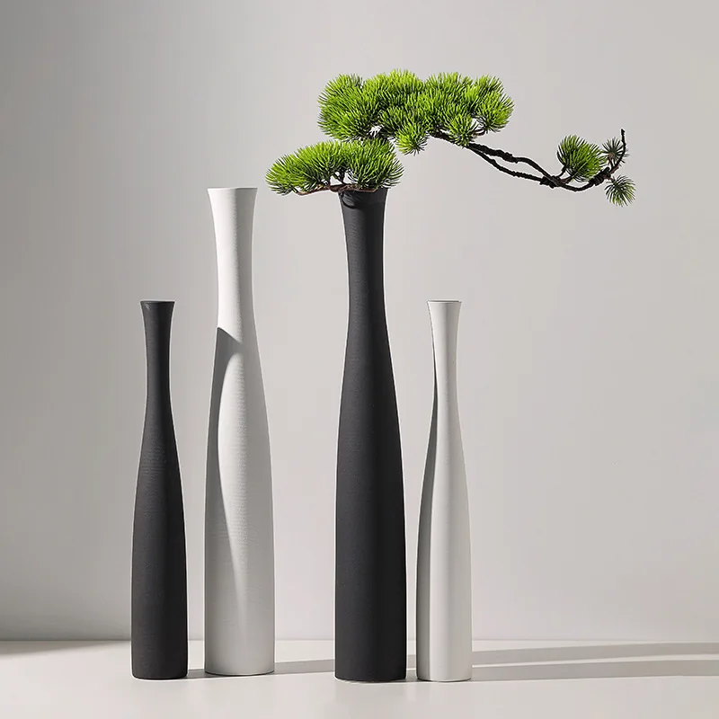 Jingdezhen Creative Fashion Zen-inspired Ceramic Vase Home Living Room Floral Arrangement Decor Home Gift