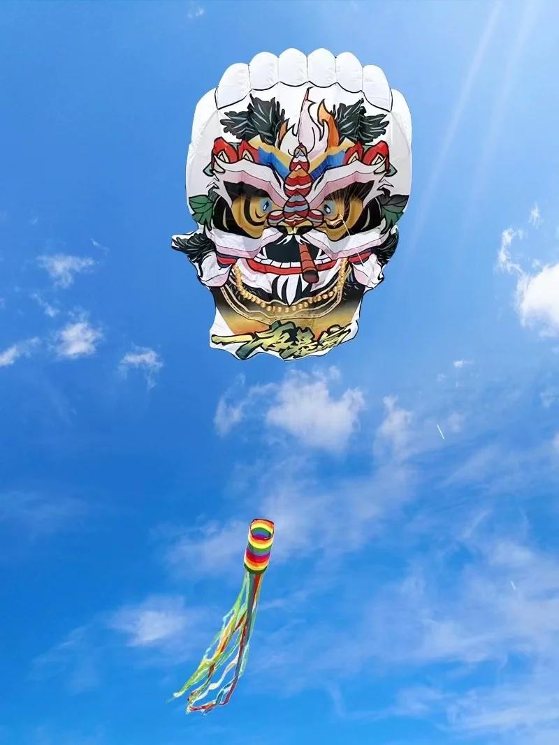 Frete grátis pipas de leão pipas tradicionais chinesas voando pipas infláveis corda linha brinquedo esportes ultra grande pipa piloto