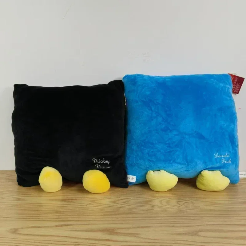 

Disney Mickey Minnie Donald Duck Doll Square Seat Cushion Cartoon Plush Toy Pillow Office Cushion Birthday xmas Gifts
