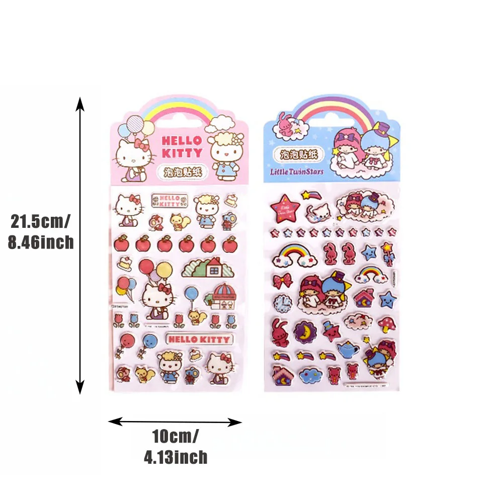 本物のサンリオステッカーハローキティ漫画 DIY 電話ギターラップトップノートブックスーツケース防水ステッカー女の子のおもちゃギフト