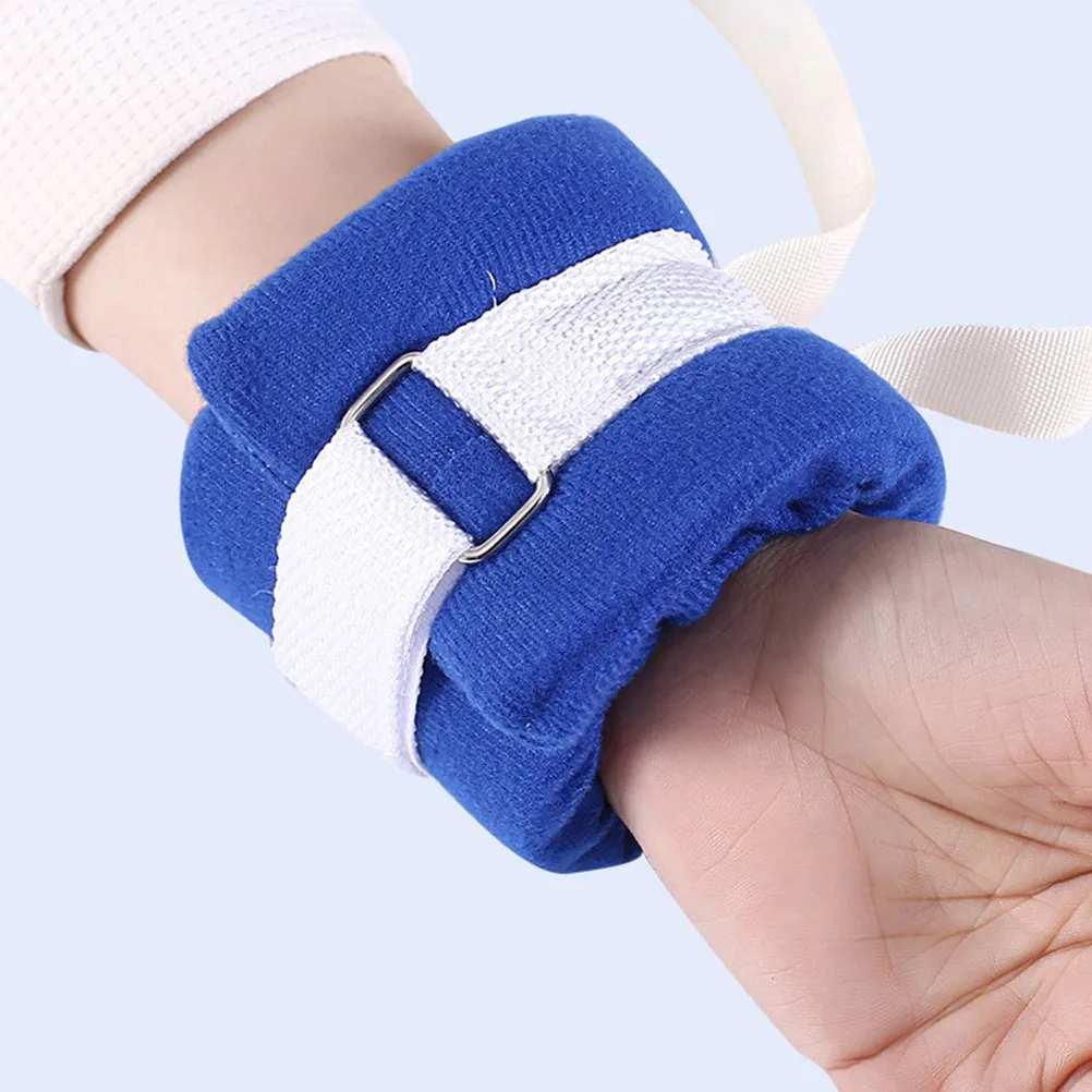 

2 Pcs Adjustable Straps Soft Wrist for Elderly Ankle Arm Leg Bonds Safety Gear Health Care Accessories