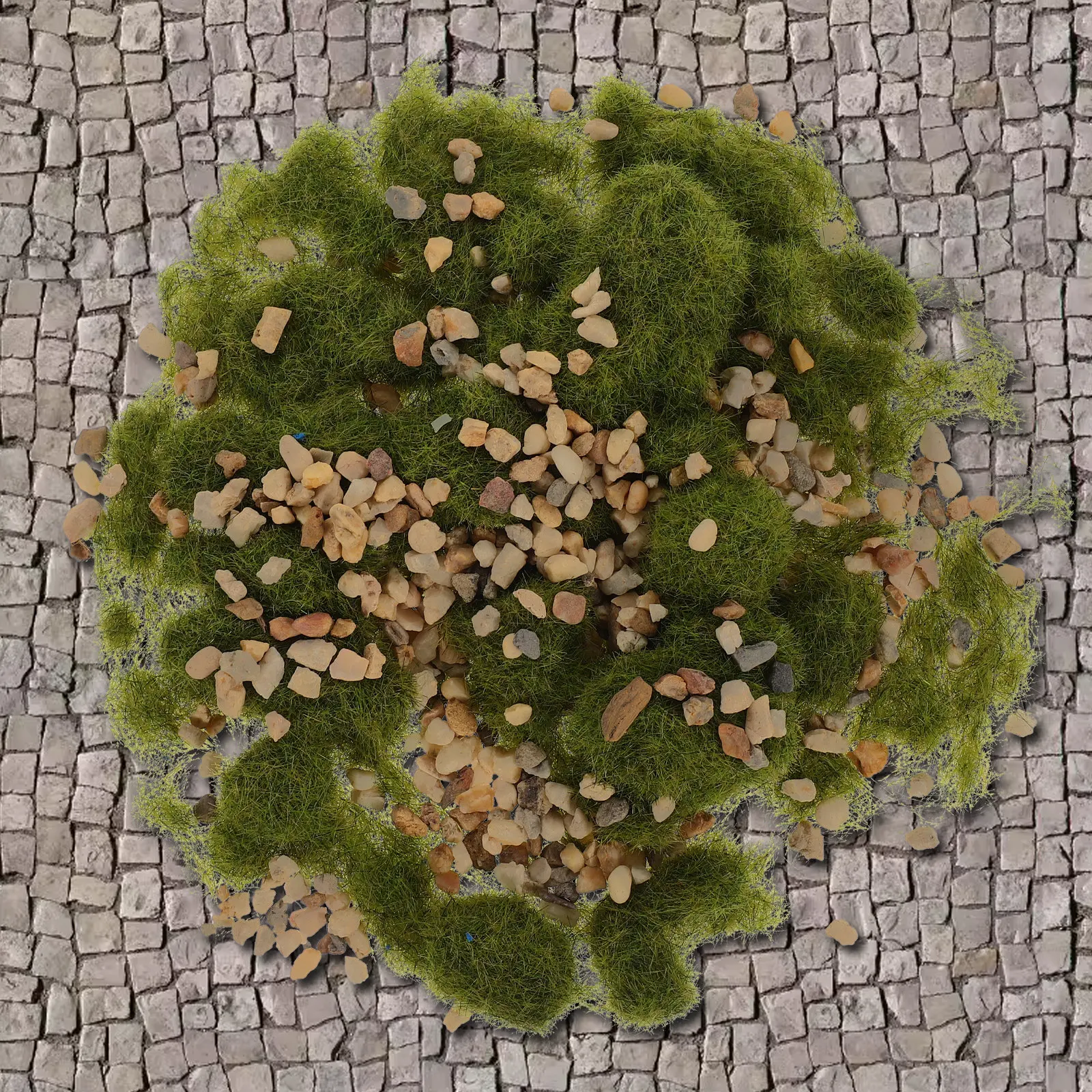 

1 Set Static Grass Gravel Material DIY for Micro Landscape Bonsai Potted Plants Terrarium Garden Artificial Grass Powder