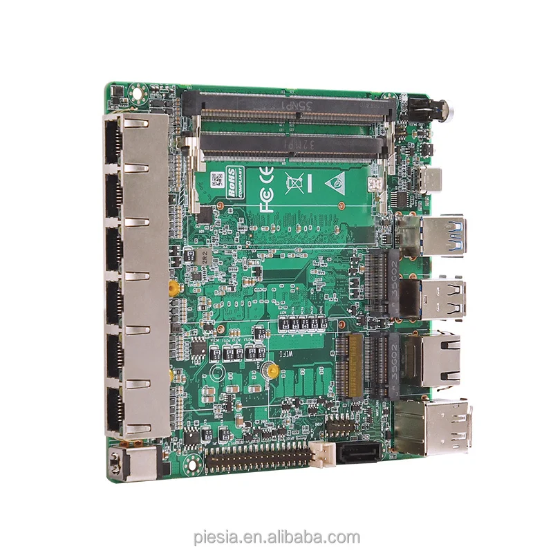 Nano 6 Lan Port Motherboard 12th Generation I5-1240P processor X86 Firewall motherboard