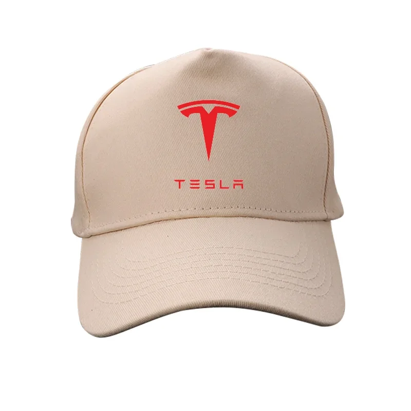 For Tesla Model 3 Model Y Car 100% Cotton Cap High Quality  Hard Top Baseball Cap Adjustable Casual Outdoor Sports Hat Cap