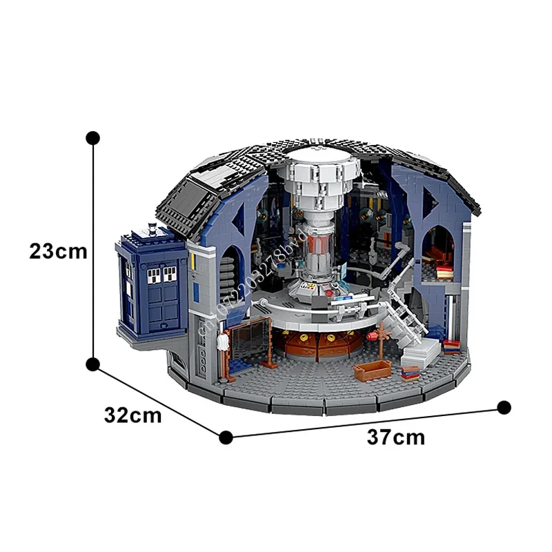 3487PCS MOC Space Wars Doctor Who Building Blocks City Street View Architecture DIY Model Childrens Toy Holiday Gift