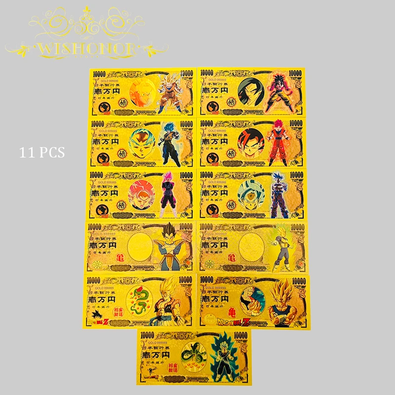 Bandai 2026 41 types Dragon Ball Z Banknotes Anime Banknotes For Collection