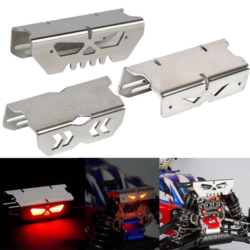Simulation RC Car Metal Shock Tower Protection Armor for 1/8 ARRMA TYPHON 6S V5 TLR BUGGY Car