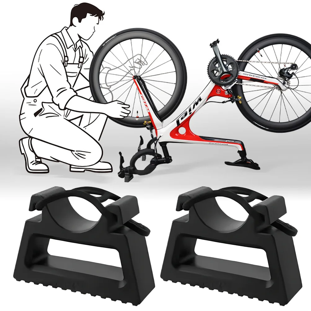 

Handlebar Stand Clip-On Stabilizer for MTB Road Folding Bike Inverted Parking Rack Portable Repair Tool for 29-34mm Grips