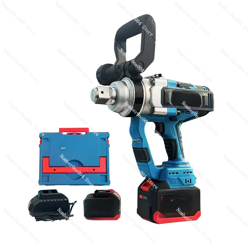 Electric brushless high torque 3/4 high power impact wrench, cordless tool for car and truck maintenance