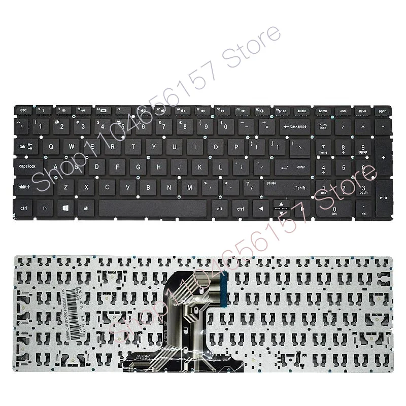 J US ruso SP BR teclado del ordenador portátil para Hp Pavilion 250 G4 255 G4 256 G4 250 G5 255 G5 256 G5 TPN-C125 PN-C126 15-AC 15-AY 15-AF