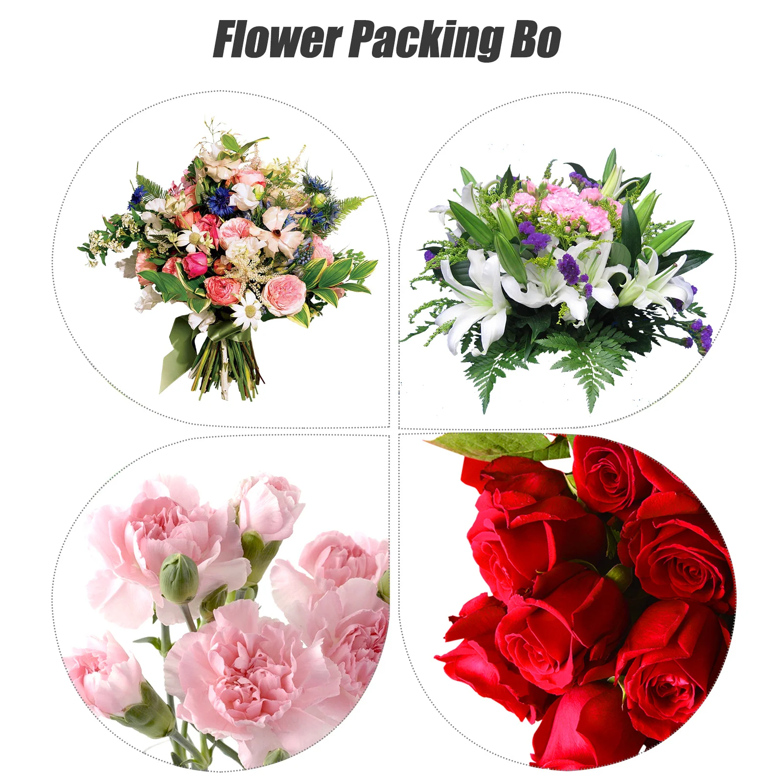 

1Pcs Clear Acrylic Flower Box Durable Empty Display Case for Preserved Roses Floral Gift Decoration Flower Box