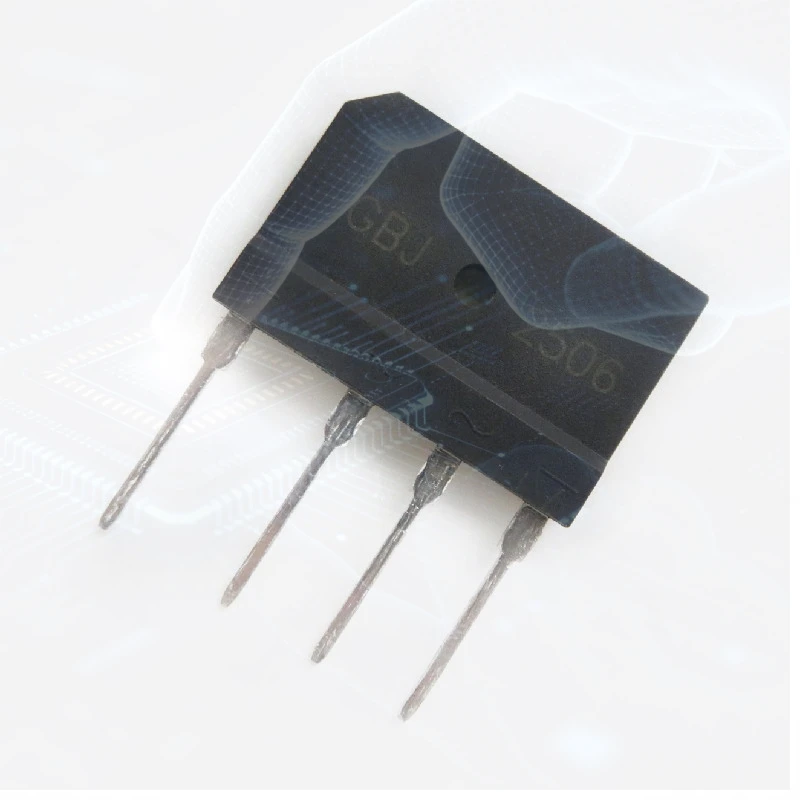 (5-10-20-30-100PCS) GBJ2506 ZIP-4 GBJ2506L