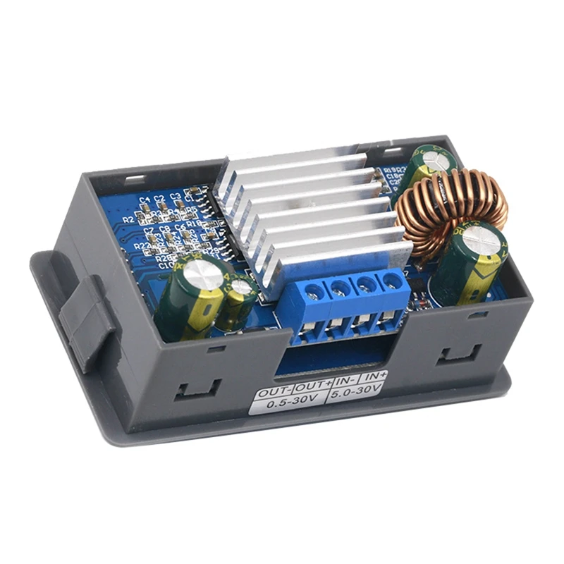 CNC DC Buck Boost Converter CC CV 0.5-30V 4A Adjustable Regulated Power Supply For Solar Battery Charging Replacement