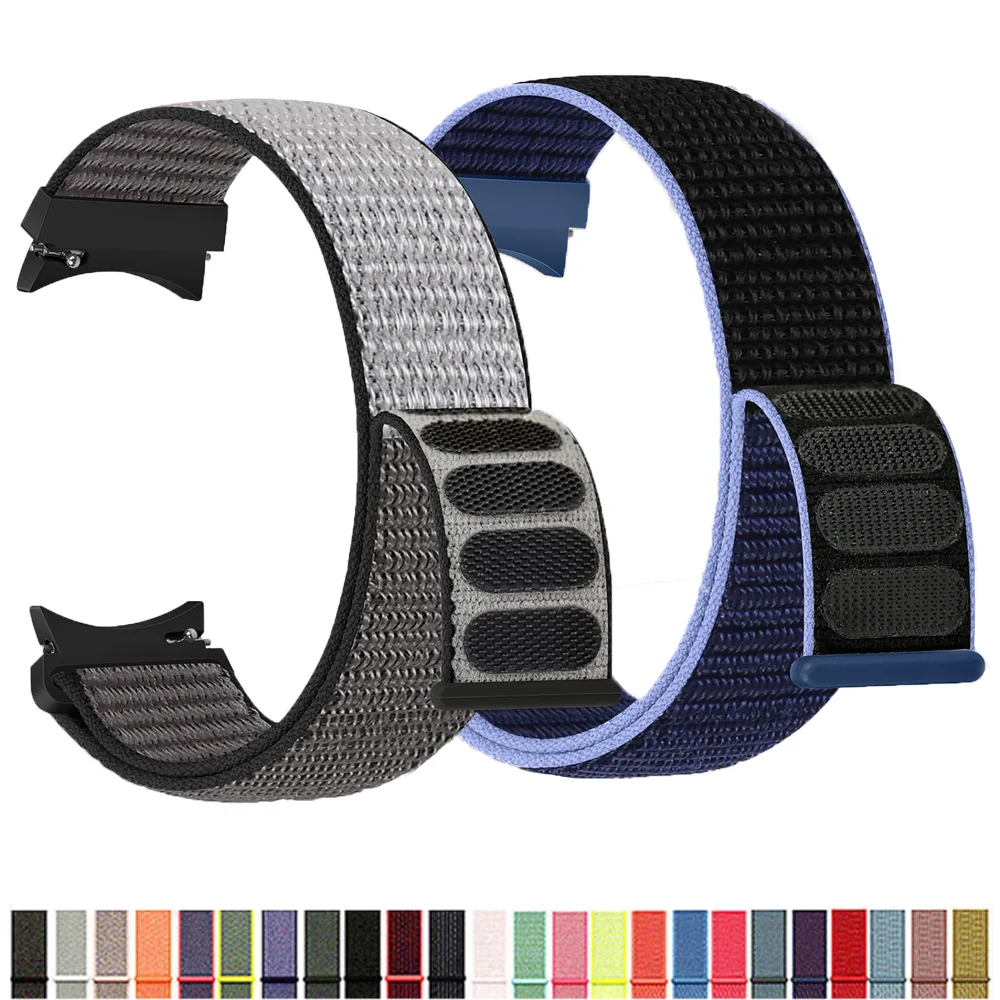 Нейлоновая петля для Samsung Galaxy Watch 7/6/4/classic/5 pro 44/40 мм наручные спортивные correa без зазоров браслет Huawei watch GT 2/3/4/5 Band