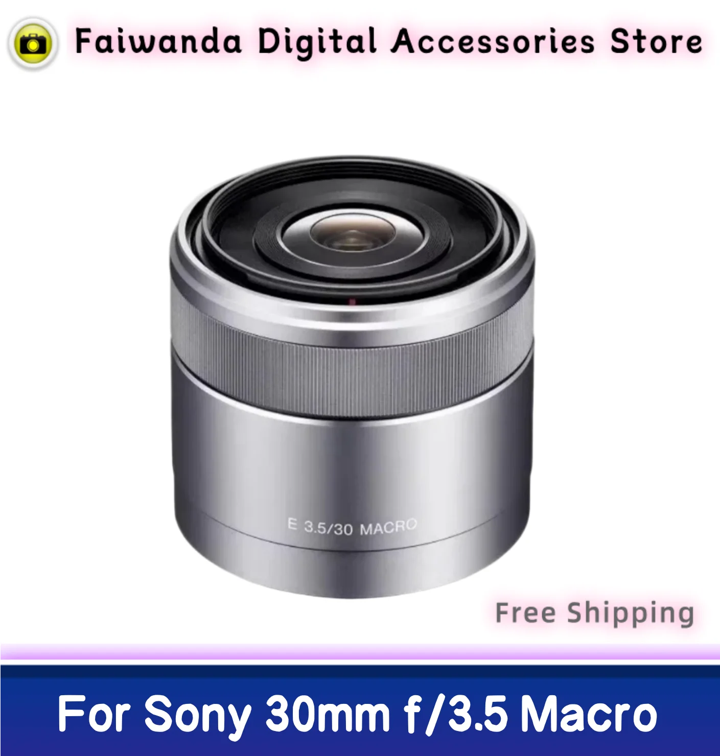 عدسة أصلية جديدة لعام 95% لهاتف Sony 30 مللي متر f/3.5 عدسة ماكرو E-Mount SEL30M35 لكاميرا Alpha NEX #2