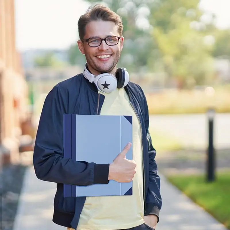 Classeur de certificat pour cartes, porte-documents important, conception de fermeture élastique, évaluation de la carte de sécurité, degré d'usure