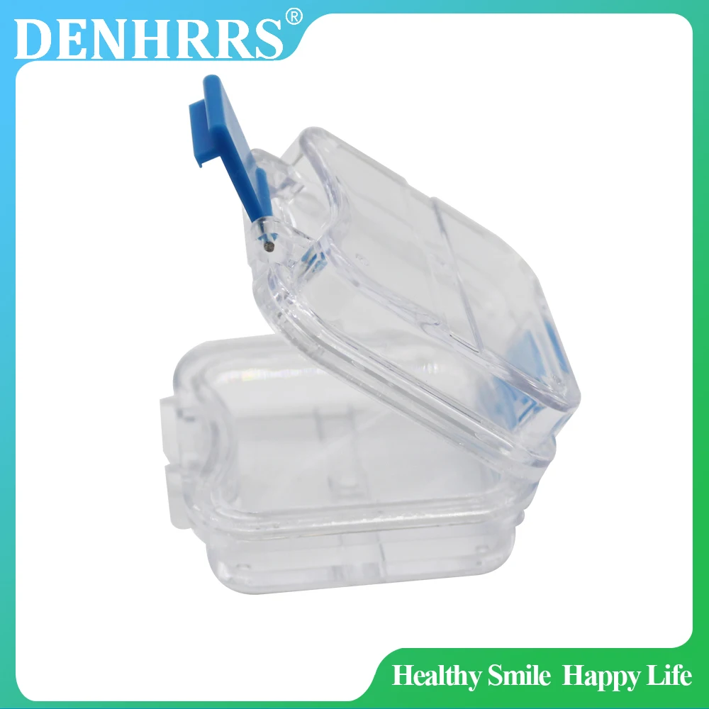 

Dental Crown Box Plastic denture Tooth Box with Film Denture Storage Box Membrane Tooth Box