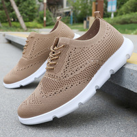 Summer New Lightweight Lace up Casual Men's Shoes Breathable Mesh Sports Running Shoes Lefu British Men's Sports Shoes