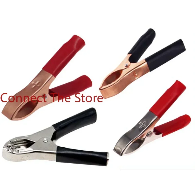10PCS Supply 50A Spring Clamp Power  Test  Sleeve Car Charging   L80MM Copper Plated