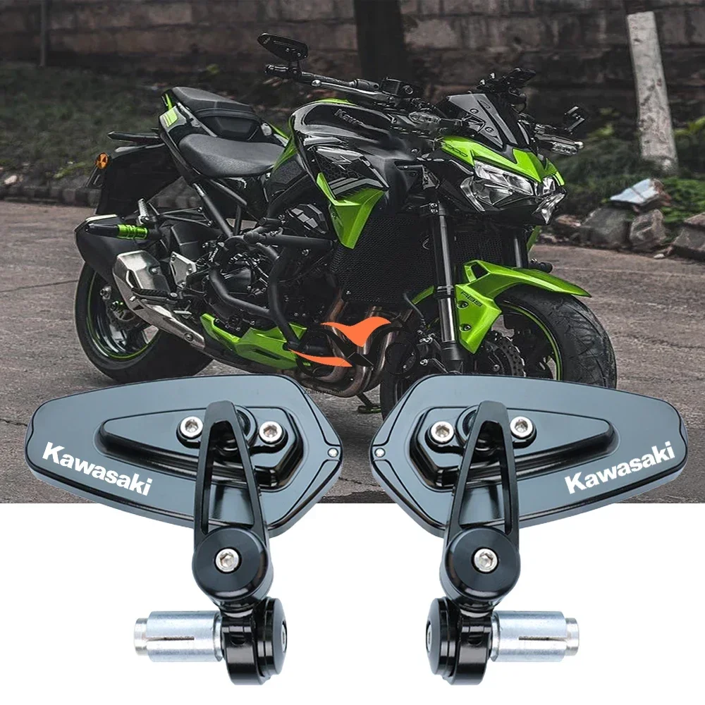 

For Kawasaki Z1000 Z900 Z650 Z400 CNC 22MM High Quality Rearview Mirror Handlebar End Rearview Mirrors