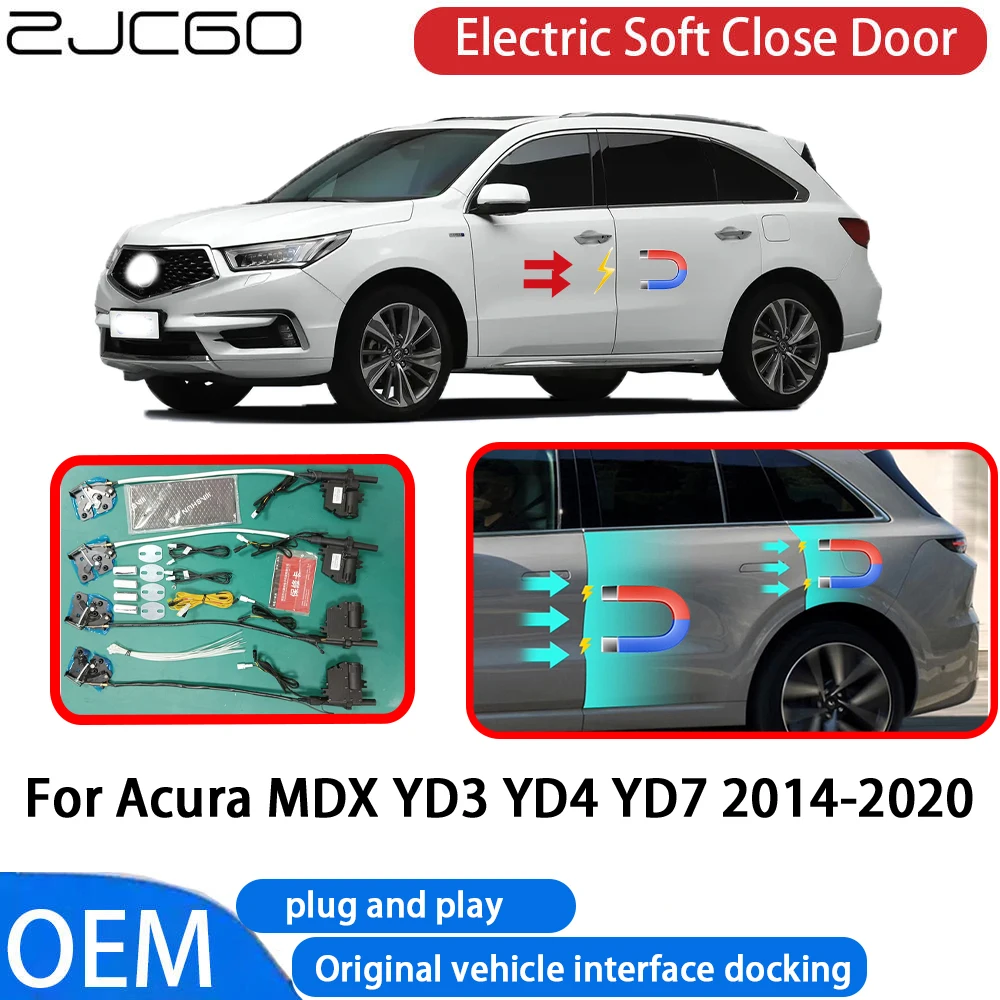 for Acura MDX YD3 YD4 YD7 2014-2020 Car Automatic Electric Soft Close Door Closer System OEM Plug and Play Comfort Closing