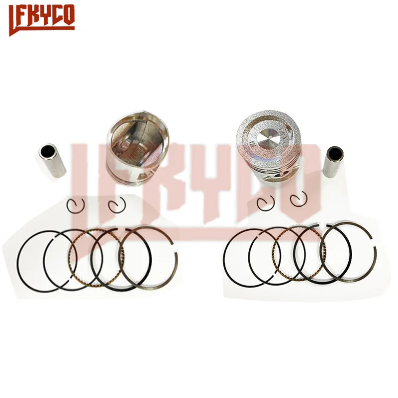 Engine Parts 53mm Bore for Honda Rebel CA 250 DD250 CBT250 CMX250 82-14 Cylinder Piston Pin 15 Rings Set Motorcycle Accesories