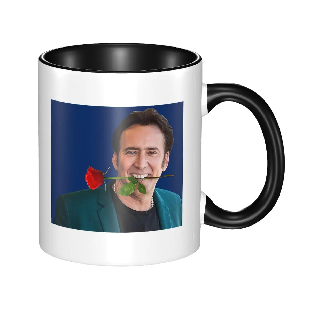 Nicolas Cage Ties The Knot For Fifth Time Mug Funny Ceramic Coffee Cups Tea Mugs Milk Cup Drinkware Gift for Friends
