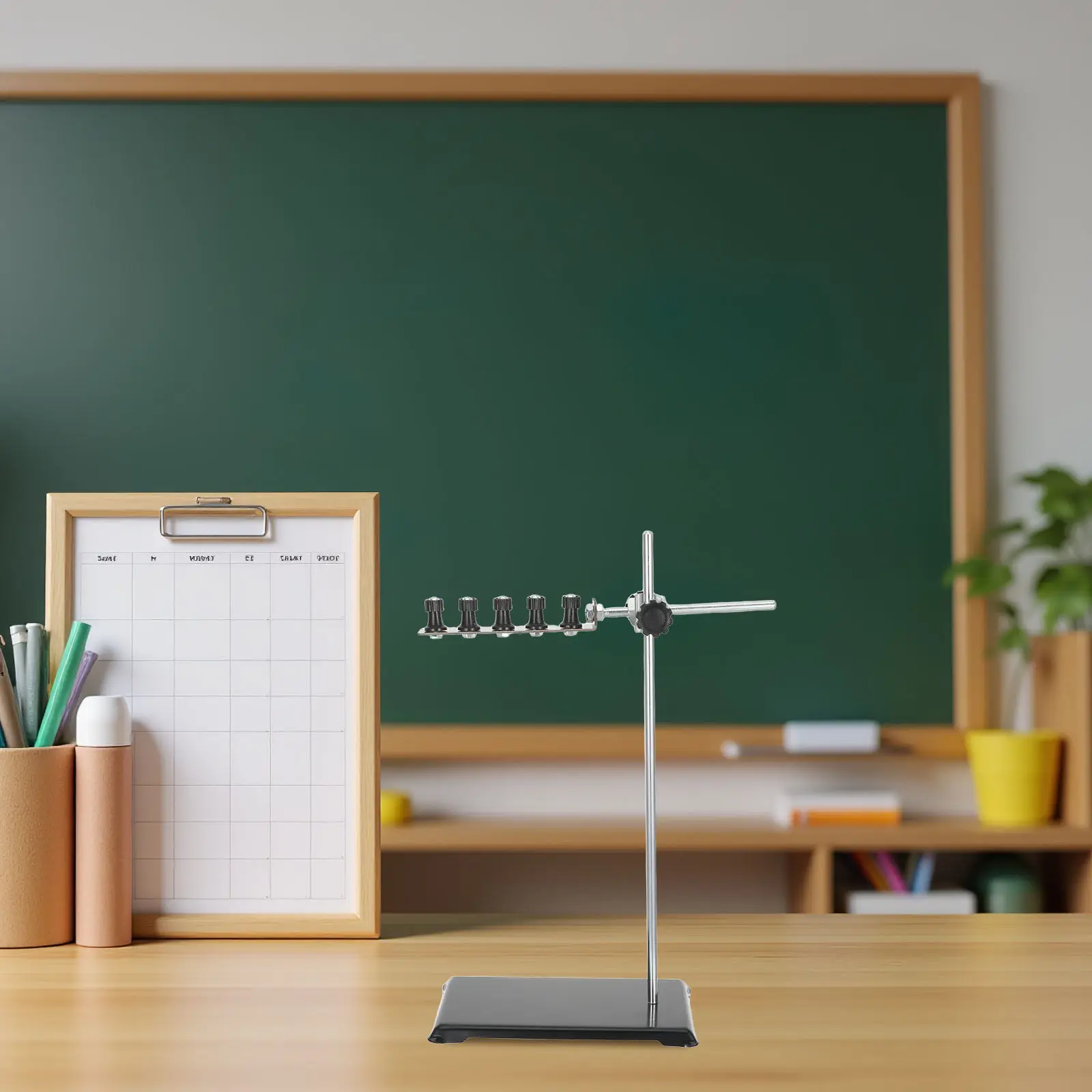 physics-pendulum-kit-5-swinging-balls-adjustable-height-pendulum-cradle-solid-iron-base-stable-stand-for-physics-demonstration