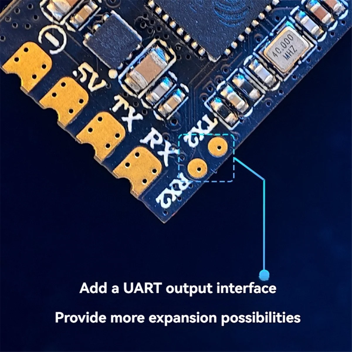 ABLJFor RadioMaster XR1 2.4GHz/900Mhz Dual-Band Nano ExpressLRS Receiver Multi-Frequency for FPV Drone DIY Parts