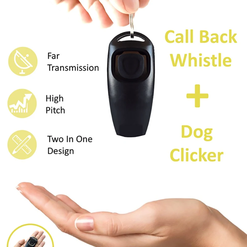 Professional Dog Whistle Training Effectively Stop Barking Hunting High-Frequency Pitch Recall-Dog Clicker Pet Obedience