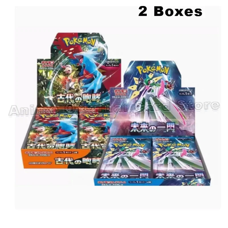 Japanese Version Original Box Pokemon PTCG SV4 Ancient Future SV4m/SV4K Box Future Flash/Ancient Roar Children's Toys